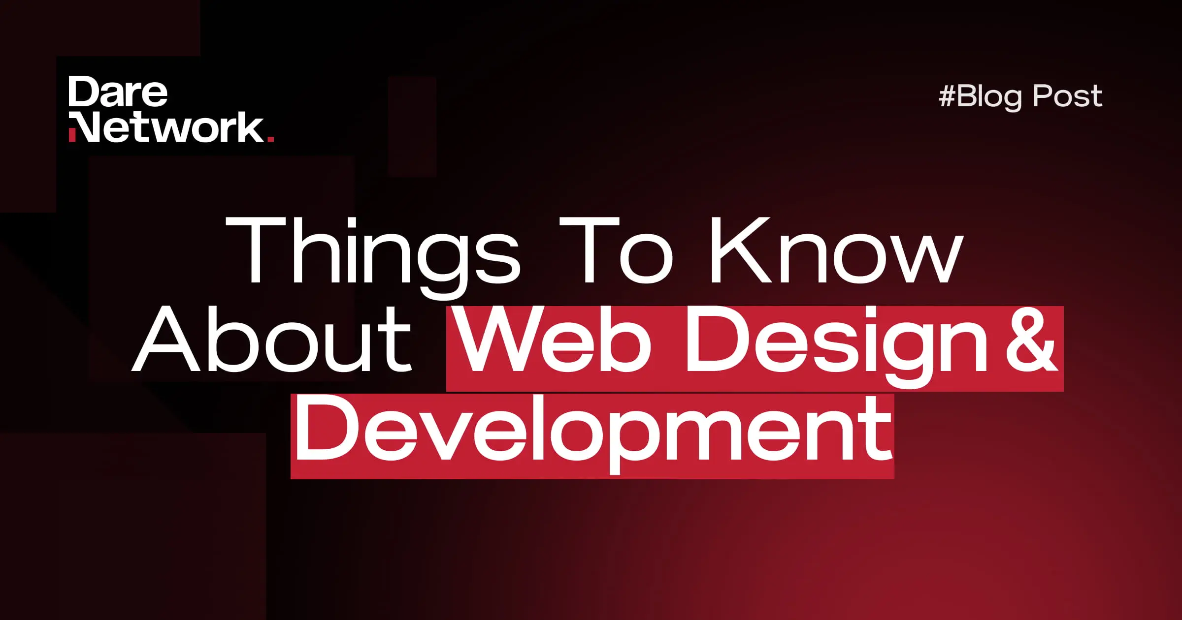Things To Know About Web Design & Development